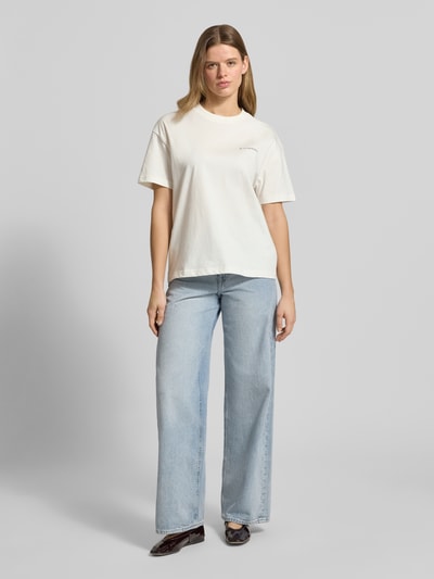 Marc O'Polo DENIM t-shirt o kroju regular fit z czystej bawełny Złamany biały 1