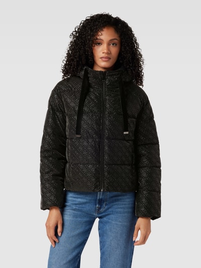 Guess Steppjacke mit seitlichen Reißverschlusstaschen Black 4