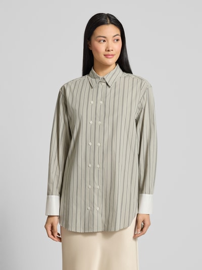 Samsøe Samsøe Relaxed Fit Bluse mit zweireihiger Knopfleiste Modell 'SALAS' Lind 4