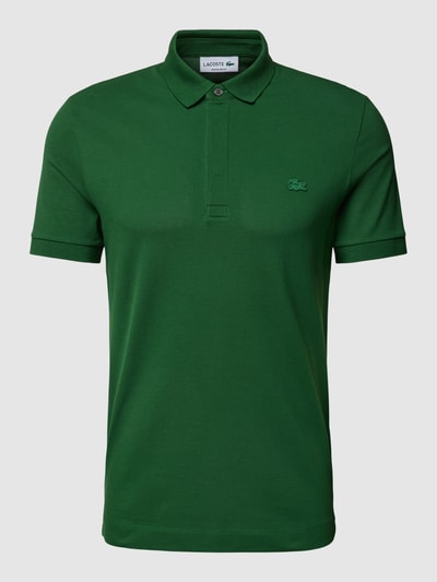 Lacoste Koszula biznesowa o kroju regular fit z fakturowanym wzorem model ‘HANK’ Zielony 2