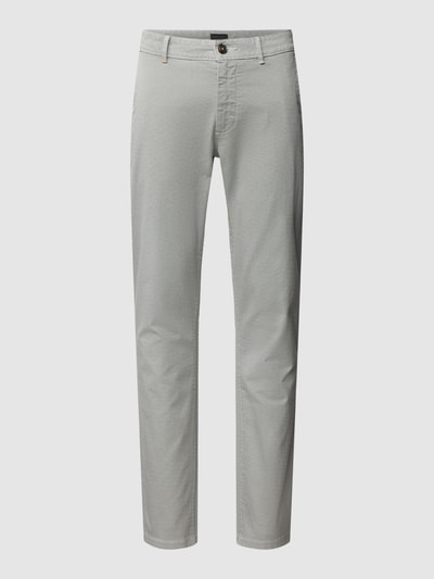 BOSS Orange Slim fit chino met Franse steekzakken Lichtgrijs - 2