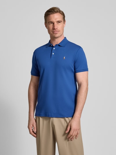 Polo Ralph Lauren Poloshirt mit Label-Stitching Petrol 4