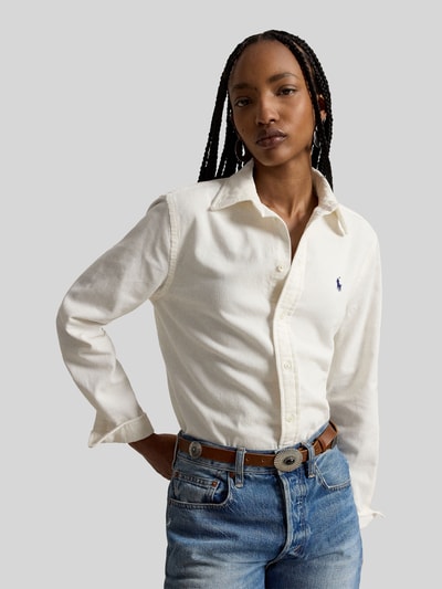 Polo Ralph Lauren Hemdbluse mit Logo-Stitching Weiss 5