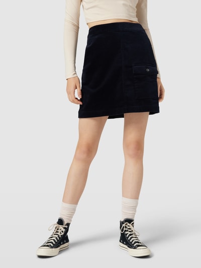 Marc O'Polo Denim Minirock in Cord-Optik Marineblau 4