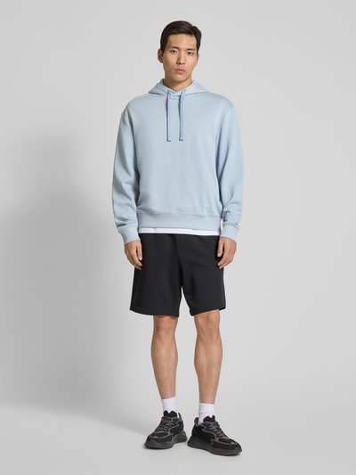 HUGO Oversized Hoodie mit Label-Detail Modell 'Dapo' Sky 1