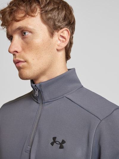 Under Armour Sweatshirt mit Troyer-Kragen Anthrazit 3