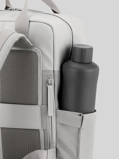 Kapten & Son Rucksack mit Label-Detail Hellgrau 4