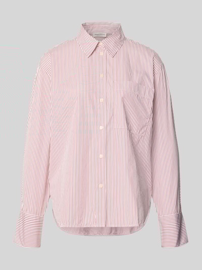 Marc O'Polo Regular fit overhemdblouse van puur katoen Rood - 2