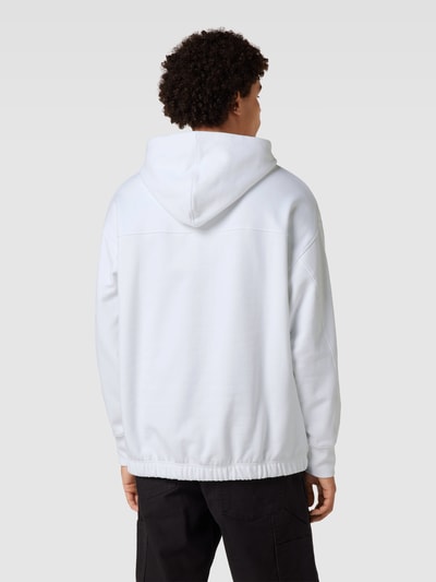 Calvin Klein Jeans Hoodieabelstitching, model 'ARCHIVAL MONOLOGO' Wit - 5