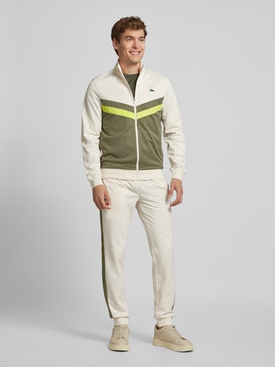 Lacoste Slim fit sweatpants met elastische band Offwhite - 1