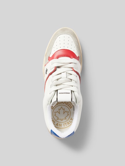 Dsquared2 Sneaker aus echtem Leder Offwhite 3