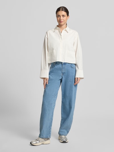 Neo Noir Barrel Fit Jeans mit Eingrifftaschen Modell 'Alannah' Hellblau 1