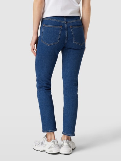 Armedangels Slim fit jeans met labelpatch, model 'LEJAANI' Jeansblauw - 5