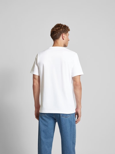 Marni T-Shirt mit Label-Patch Weiss 5