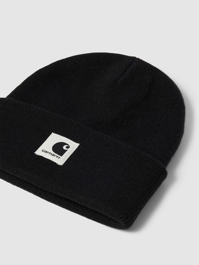 Carhartt Work In Progress Beanie mit breitem Umschlag Modell 'ASHLEY' Black 2