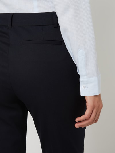 Montego Stoffen broek met persplooien Marineblauw - 3