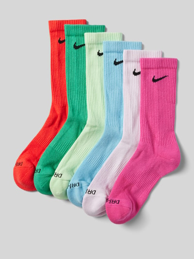 Nike Socken mit Label-Detail im 6er-Pack Pink 1