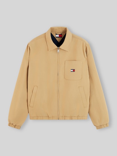 Tommy Jeans Regular Fit Blouson aus reiner Baumwolle Beige 2