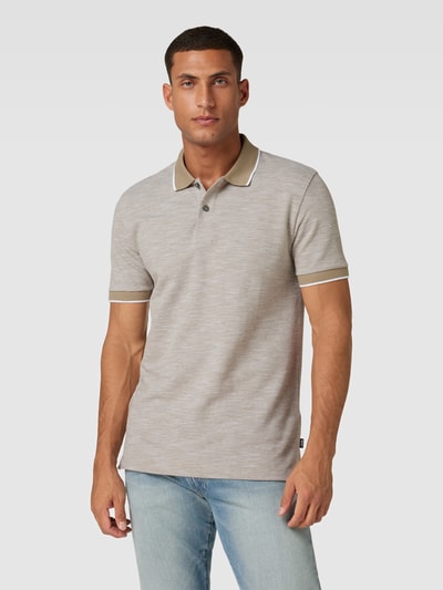 BOSS Poloshirt mit fein strukturiertem Design Modell 'Parlay' Schilf 4