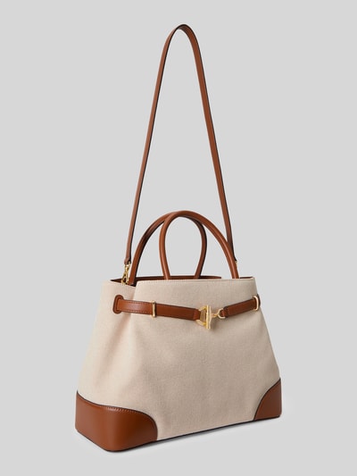 Lauren Ralph Lauren Henkeltasche aus Segeltuch Beige 2