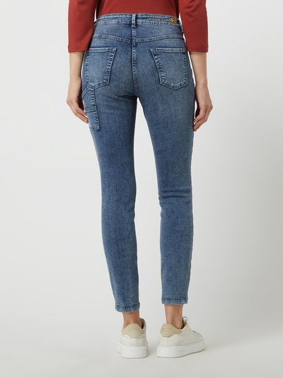 MAC Skinny Fit Jeans mit Stretch-Anteil Modell 'Dream' Jeansblau 5