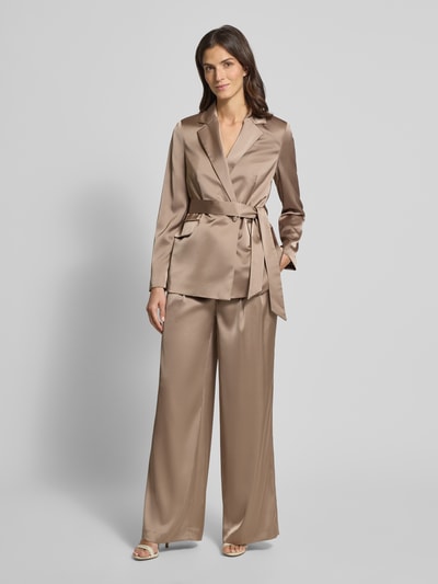 Christian Berg Woman Selection Blazer met reverskraag Taupe - 1