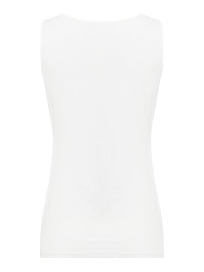 Christian Berg Woman Top mit Rundhalsausschnitt Offwhite 3