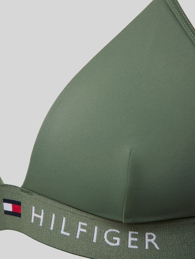 TOMMY HILFIGER Triangel-BH mit elastischem Logo-Bund Oliv 2