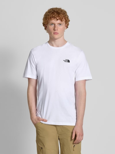 The North Face T-shirt met labelprint Wit - 4