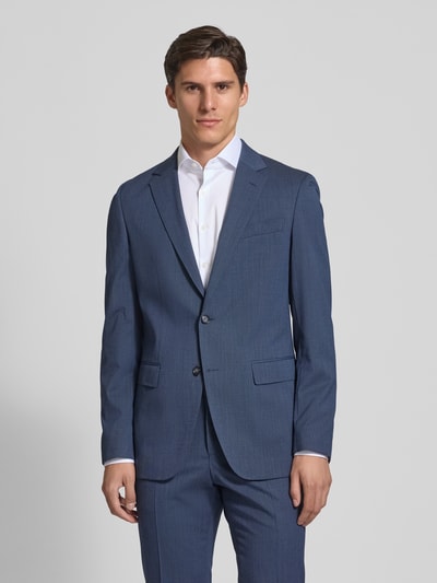 BOSS Slim Fit Anzugsakko aus mit Schurwolle Modell 'HUGE' Marine 4