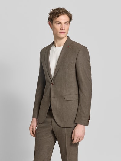 CG – CLUB of GENTS Sakko mit Pattentaschen Modell 'Colvin' Mittelbraun 4