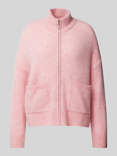 Selected Femme Cardigan mit durchgehendem Reißverschluss Modell 'SIA' Rosa 2