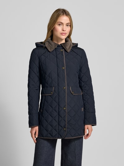 Gil Bret Steppjacke mit Umlegekragen und Pattentaschen Dunkelblau 4