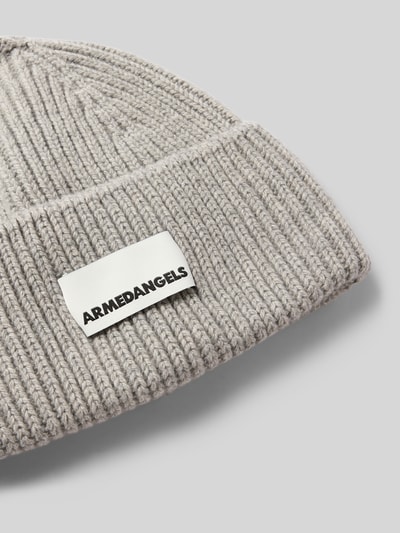 Armedangels Mütze aus Kaschmir-Woll-Mix Modell 'LELEAA' Hellgrau 2