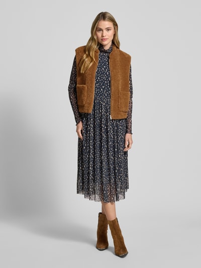 Smith and Soul Regular Fit Weste mit Pattentaschen Modell 'Teddy' Cognac 1