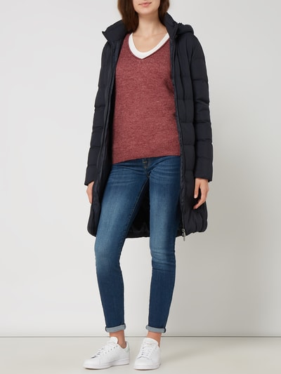 Vero Moda Pullover met wol, model 'Simone'  Bordeaux - 1