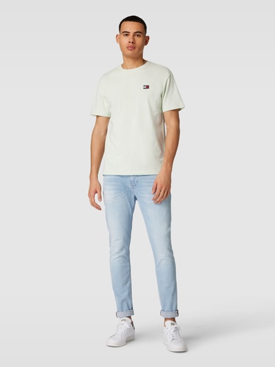 Tommy Jeans T-Shirt mit Label-Patch Mint 1