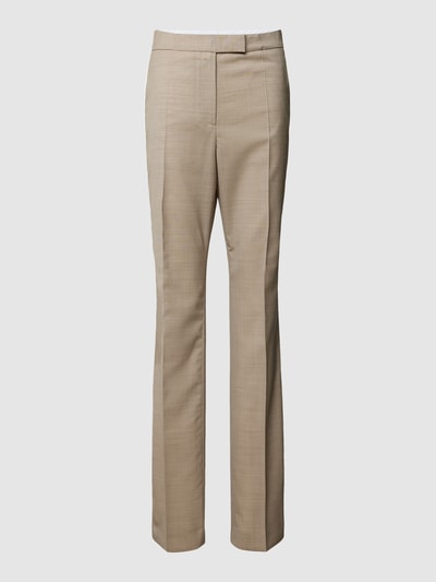 BOSS Stoffhose mit feinem Strukturmuster Modell 'Teana' Beige Melange 2