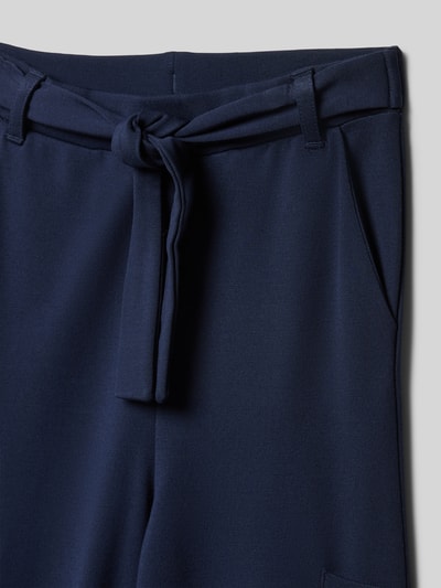 s.Oliver RED LABEL Loose Fit Weite Hose aus Viskose-Mix Marine 2