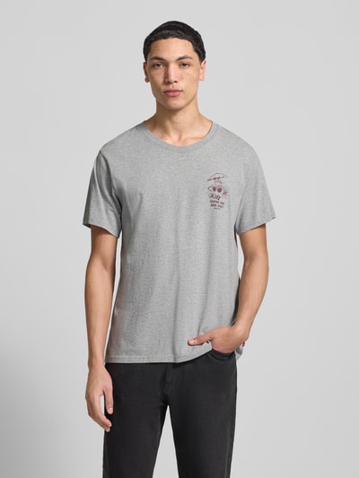 Levi's® Relaxed Fit T-Shirt aus reiner Baumwolle Hellgrau Melange 4