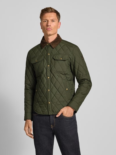 Polo Ralph Lauren Kurtka pikowana z kieszeniami na piersi Oliwkowy 4