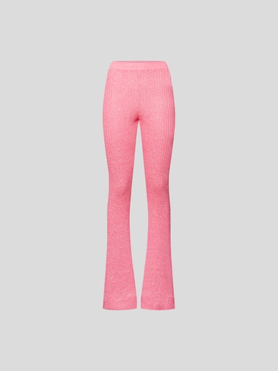 MSGM Leggings aus Leinenmischung Pink 2