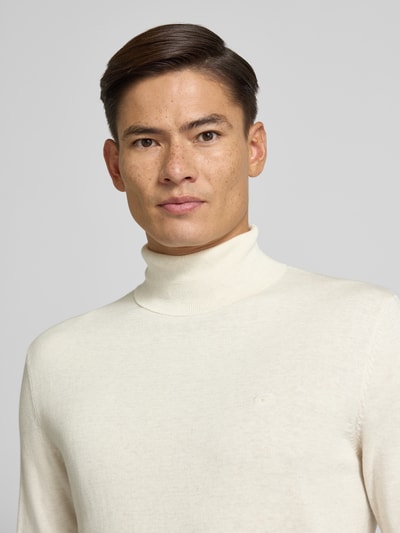 Tom Tailor Regular fit coltrui van puur katoen Beige - 3