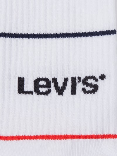 Levi's® Skarpety z detalem z logo w zestawie 2 szt. Biały 3