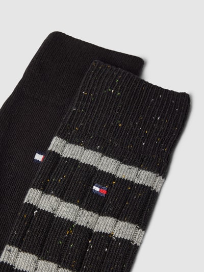 Tommy Hilfiger Sokken met labeldetails in een set van 2 paar, model 'NEPPY' Zwart - 2