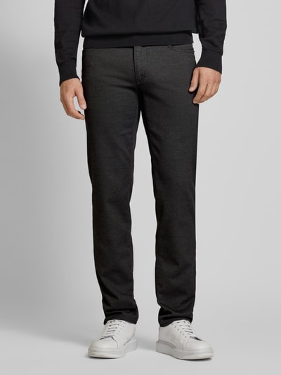 Brax Regular fit broek in 5-pocketmodel, model 'CADIZ' Antraciet - 4