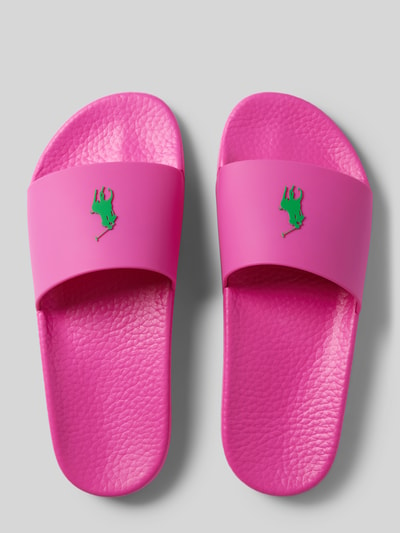 Polo Ralph Lauren Sandalen met labeldetail Felroze - 3