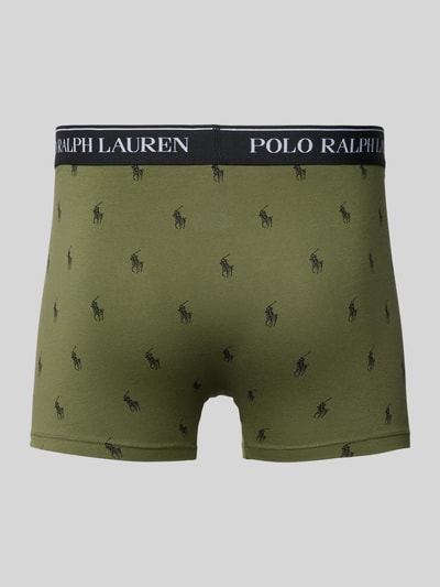 Polo Ralph Lauren Underwear Boxershort met band met label in een set van 3 stuks Olijfgroen - 3