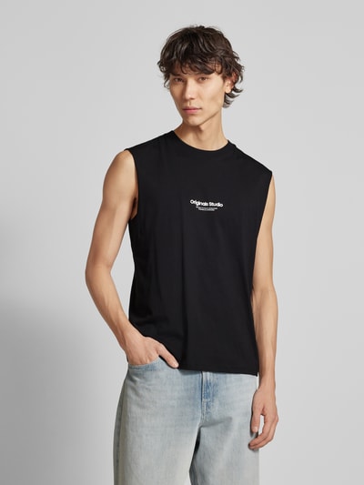 Jack & Jones Tanktop mit Label-Print Modell 'VESTERBRO' Black 4