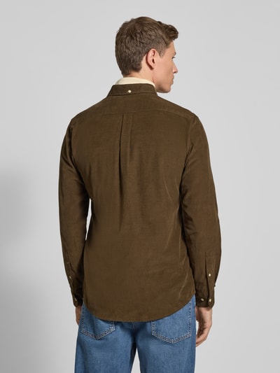 Barbour Tailored Fit Freizeithemd aus reiner Baumwolle Schlamm 5